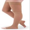 Mediven Assure 2030 mmHg Thigh High Compression Stockings  Open Toe Semi-Opaque Support Hosiery for Women with Stay-Up Silicone Top Band, Durable Knit Fabric, Everyday Wear, Travel & Long-Hour Comfort, Small, Petite, Beige view 1