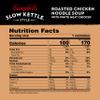 Campbell's Slow Kettle Style Roasted Chicken Noodle Soup with White Meat Chicken, 15.5 oz. Tub view 4