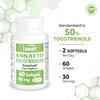 Supersmart Annatto Tocotrienols 100mg per Day (DeltaGold Vitamin E) - Tocotrienols Supplement | Non-GMO & Gluten Free - 60 Softgels view 4