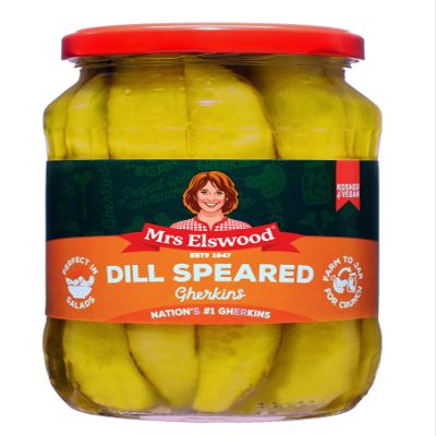 MRS ELSWOOD Cucumber Spears With Dill, 670 GR
