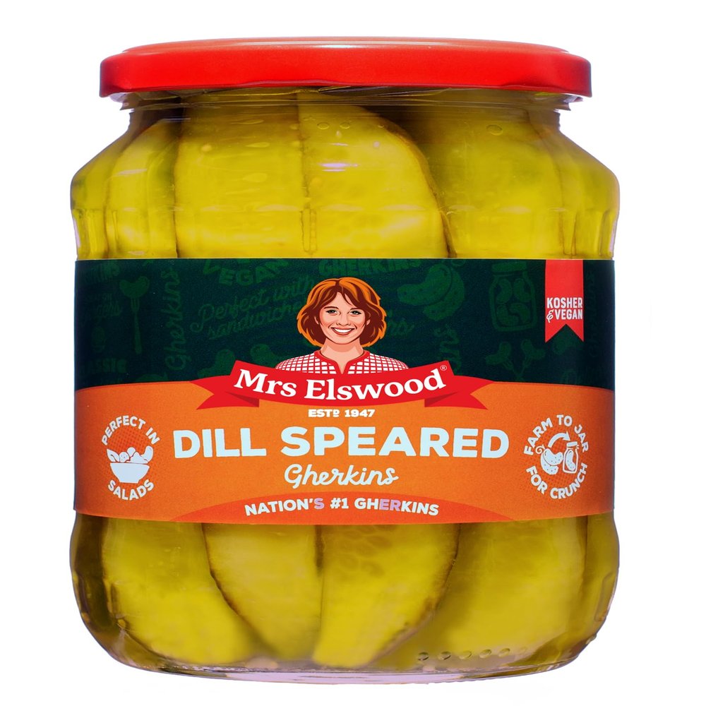 MRS ELSWOOD Cucumber Spears With Dill, 670 GR