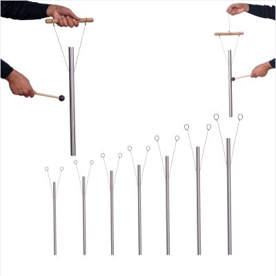 TFS TUNINGFORKSHOP 7 Chakra Healing Tuned Pipes Louder Than Tuning Fork with Mallet, Hand Stand