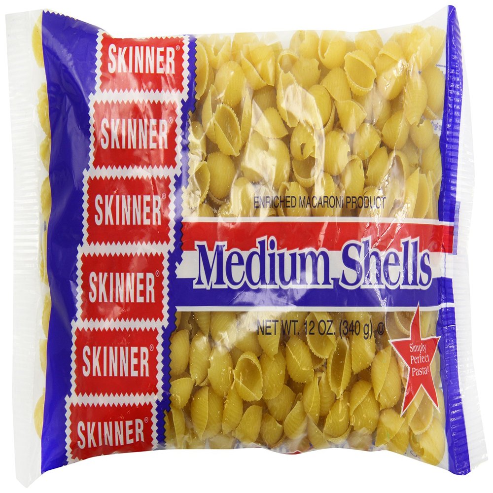 Skinner Medium Shells, 12 Ounce