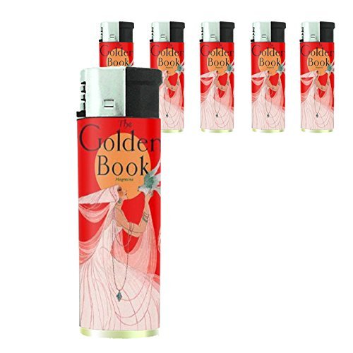 19ART NOUVEAU STYLISH PRINCESS & BIRD Lighter Set of 5 Pieces D-257