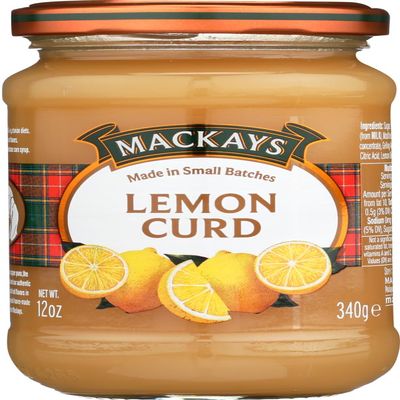 Mackays Lemon Curd, 12 oz, (Pack of 6)