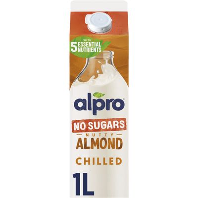 Alpro Unsweetened Almond 1000ml