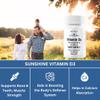 Nivagen Vitamin D3 50,000 IU (1250 mcg) | Once Weekly Dose | 100 Capsules (100 Weeks, Approx. 2 Years Supply) | Easy to Swallow | Bone, Muscle & Immune Support | Non-GMO, Gluten Free | Made in USA view 3