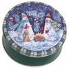 Scott's Cakes Dark Chocolate Covered Pink Strawberry Marshmallows in a Large Warm Wishes Tin view 2
