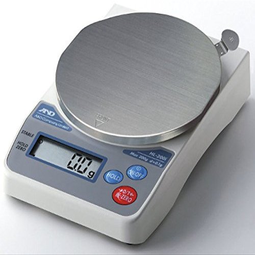A&D Ninja HL-2000iVP Compact Scale with Stainless Steel Pan, AC Power, Batteries, and Carrying Case