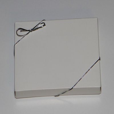 10" Silver Stretch Loops 50ct for Candy Boxes 1/2 lb. Boxes