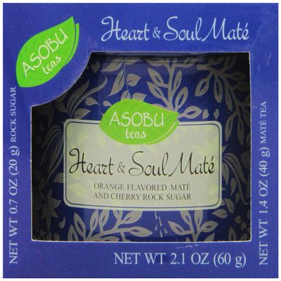 Asobu Heart and Soul Mate Tea and Rock Sugar,2.1 Ounce