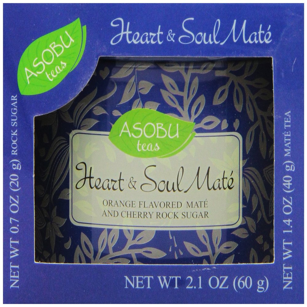 Asobu Heart and Soul Mate Tea and Rock Sugar,2.1 Ounce