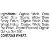 Better Oats Bare Organic Multigrain Hot Cereal Packets, Instant Oatmeal, Thick and Hearty Texture, USDA Organic, Box of 8 Pouches (Pack of 6) view 4
