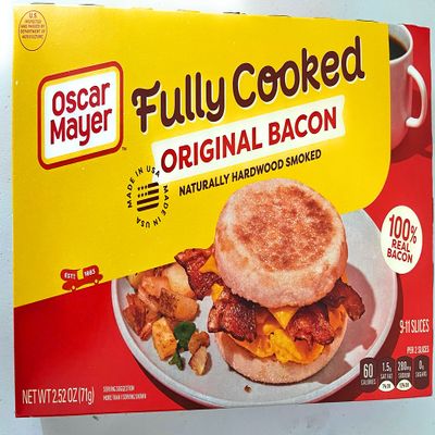 Oscar Mayer FULLY COOKED Bacon 2.52oz (3 Pack)