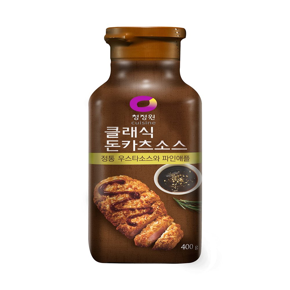 Chung Jung One O'Food Classic Katsu Sauce, Perfect for Pork Cutlet, Sweet & Savory Sauce (Classic w/Pineapple, 400g)