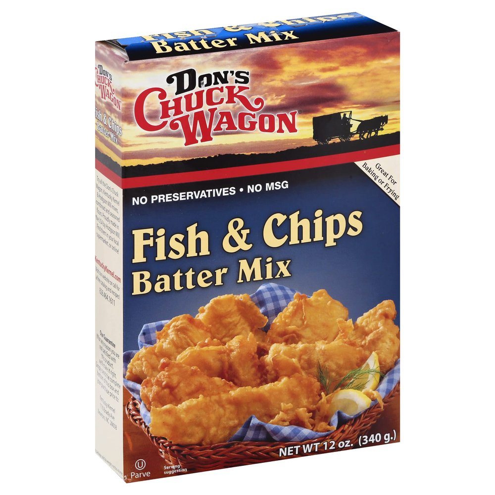 Don's Chuck Wagon Fish and Chips Mix, 12 Ounce