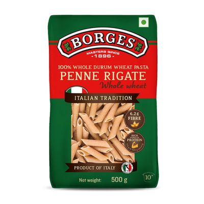 Borges Whole Wheat Penne Pasta, 500g
