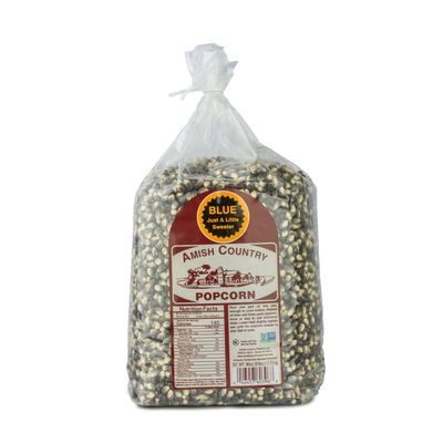 Amish Country Popcorn Blue Popcorn Kernels, 6LB Bag  Non-GMO, Gluten Free, Old Fashioned Popcorn