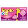 Pepto Kids Bubblegum Antacid Tablets Chewable, Upset Stomach Relief for Kids, Heartburn Relief, Acid Indigestion and Sour Stomach Relief, 24 Chewable Tablets view 1