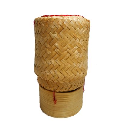Sticky Rice Bamboo Box Kratip Thai Handicraft Kitchenware Handmade