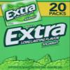 Wrigley's Sugar Free Gum, Extra Spearmint,20 count,15 sticks each view 1