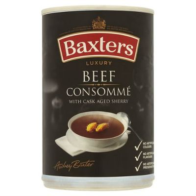 Baxters Luxury Beef Consomm With Cask Aged Sherry Soup 400G Case Of 12