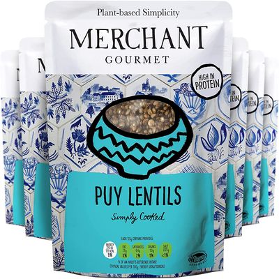 Merchant Gourmet Ready to Eat Puy Lentils 250g - Pack of 6