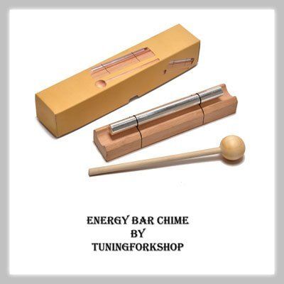 TFS Tuningforkshop Sound Healing Energy Bar Chime Crown Harmonic Tone B New