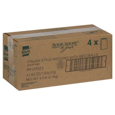 Soup Du Jour Italian Style Wedding and Meatballs Soup Mix, 18.2 Ounce -- 4 per case.