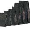 Shimojima 3074000 Heiko Paper Bags, Gusset, Fancy Bag, SS, Black, 3.5 x 2.0 x 6.9 inches (9 x 5 x 17.5 cm), 100 Sheets view 3