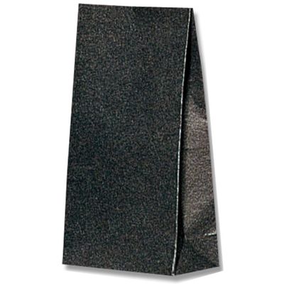Shimojima 3074200 Heiko Paper Bags, Gusset, Fancy Bag, S2, Black, 5.1 x 2.6 x 9.4 inches (13 x 6.5 x 24 cm), 100 Sheets, Black