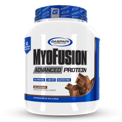 Gaspari Nutrition Myofusion Advanced Protein, Chocolate, 64 Ounce(Packing May Vary), 4 Pound (Pack of 1) (P20865)