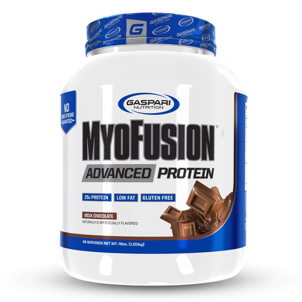 Gaspari Nutrition Myofusion Advanced Protein, Chocolate, 64 Ounce(Packing May Vary), 4 Pound (Pack of 1) (P20865)