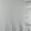 Club Pack of 900 Shimmering Silver 2-Ply Party Lunch Napkins 6.5" view 1