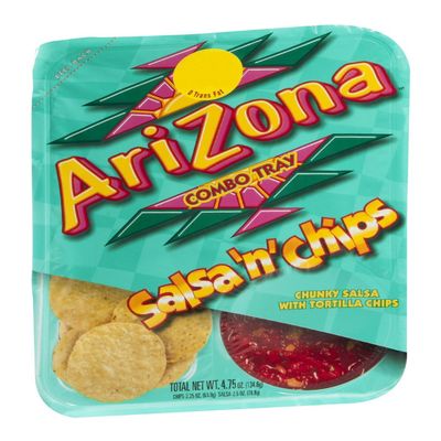 AriZona Combo Tray Salsa & Chips (Pack of 3)