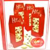 Christmas Cookie Boxes,Cardboard,Food Safe (4 Cookie Boxes, Red Tall Tent) view 1