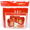 Christmas Cookie Boxes,Cardboard,Food Safe (4 Cookie Boxes, Red Tall Tent) view 2