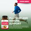 Herbal Goodness Papaya Leaf Blood Support Capsules - Platelet & Bone Marrow Health, Immunity Support & Blood Cleanse - 60/450mg Veggie Capsules (1 Bottle) view 2