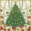 Caspari Christmas at the Garden Gift Bag, Multi-Colour view 1