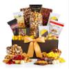Encore Gourmet Gift Basket: Elevate the Moment with White Chocolate Lindor Truffles, Everything Bagel Cashews, Cranberry Crunch Mix, Bear Snack Mix, and Chocolate Drizzled Caramel Popcorn. view 1