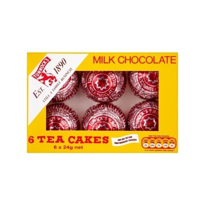 Tunnock's Milk Chocolate Teacakes (6 per pack - 144g)