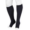 Juzo Dynamic Varin 3513 Knee-High, 40-50 mmHg Open Toe Compression Stocking - Men & Women, 4 (IV), Black view 1