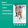 Juzo Dynamic Varin 3513 Knee-High, 40-50 mmHg Open Toe Compression Stocking - Men & Women, 4 (IV), Black view 4