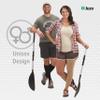Juzo Dynamic Varin 3513 Knee-High, 40-50 mmHg Open Toe Compression Stocking - Men & Women, 5 (V), Black view 2