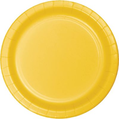 Club Pack of 240 Mimosa Disposable Paper Party Banquet Dinner Plates 9"