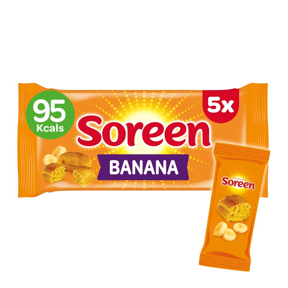 Soreen Banana Lunchbox Loaves (5 per pack - 150g)