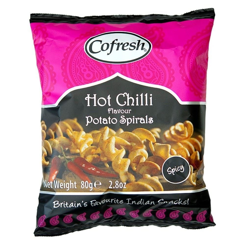 Cofresh Hot Chilli Flavour Potato Spirals (80g)
