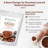 Z Natural Foods Organic Cacao Powder - Unsweetened Nutrient-Dense Superfood for Healthy Aging - Extra-Rich Dark Chocolate Flavor Perfect for Chocolate Recipes, Shakes or Smoothies, 1 lb view 3