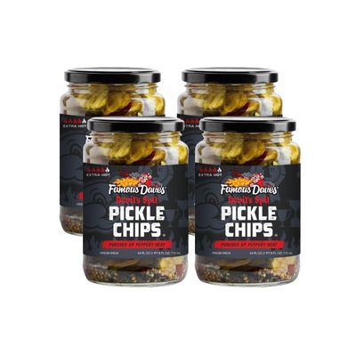 Famous Dave's - 4 pck, Devil's Spit Pickle Chips (96 oz.)