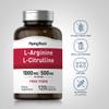 Piping Rock L-Arginine L-Citrulline Supplement 1500 mg | 120 Capsules | Free Form Pills | for Men and Women | Non-GMO, Gluten Free view 3